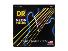 Набор струн DR Strings NEON Yellow Electric - Light (9-42)